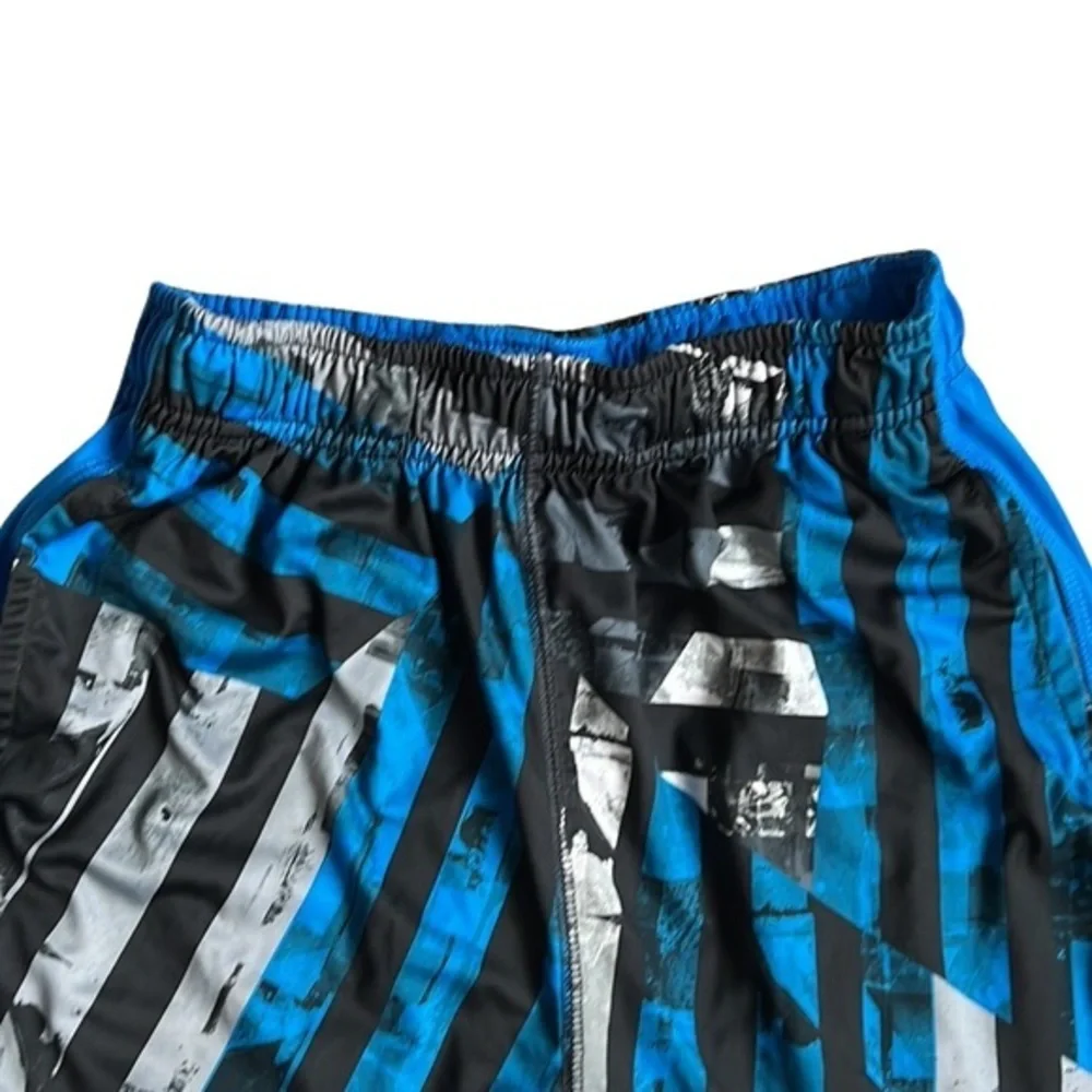 Nike‎ Boy's Black/Gray/Blue Basketball Shorts Size XL